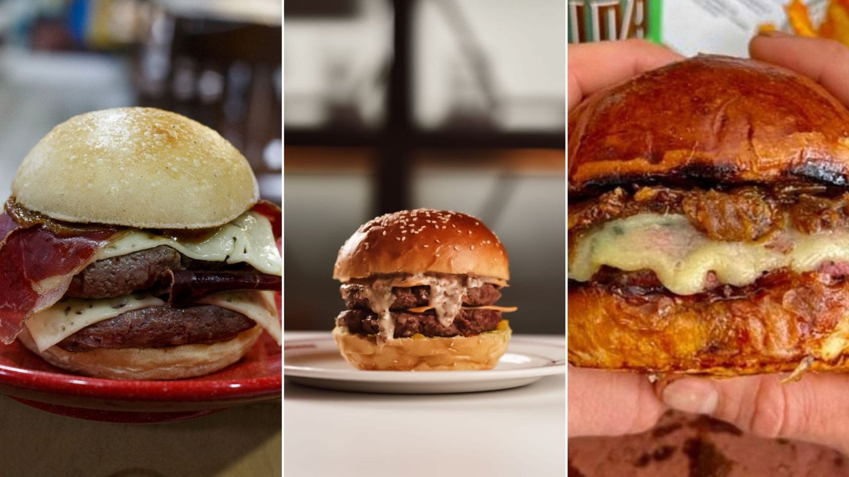 Las tres mejores hamburguesas de Galicia.
