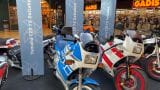 Exposición de motos en el Centro Comercial Cuatro Caminos de A Coruña