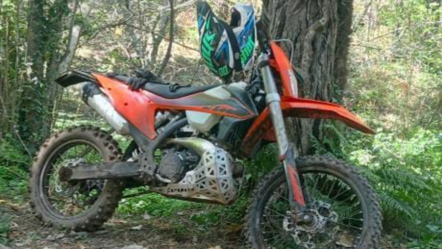 La moto robada en A Coruña.