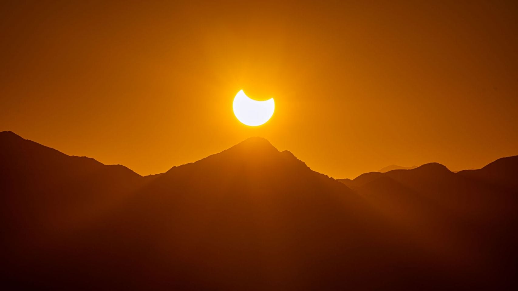 Foto de archivo de un eclipse