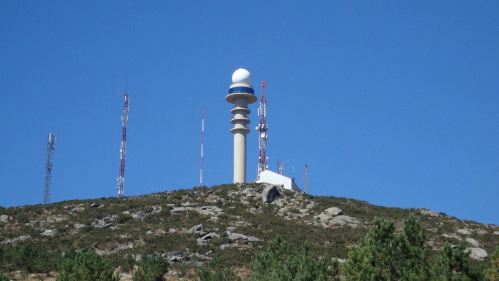 Radar meteorológico de Galicia. 
