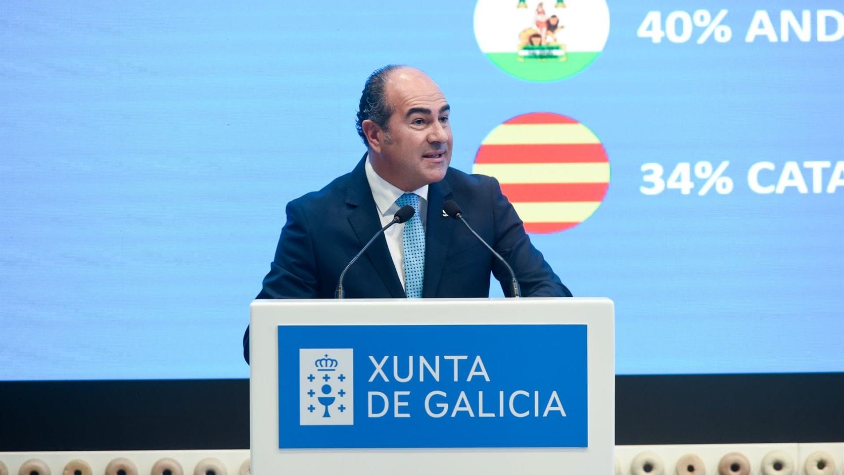 El presidente del Clúster de Turismo de Galicia, Cesáreo Pardal