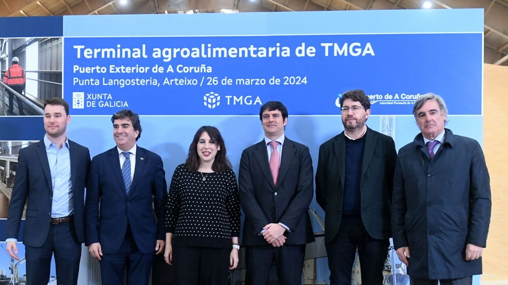 Inauguración de las instalaciones de Terminales Marítimos de Galicia en Langosteira