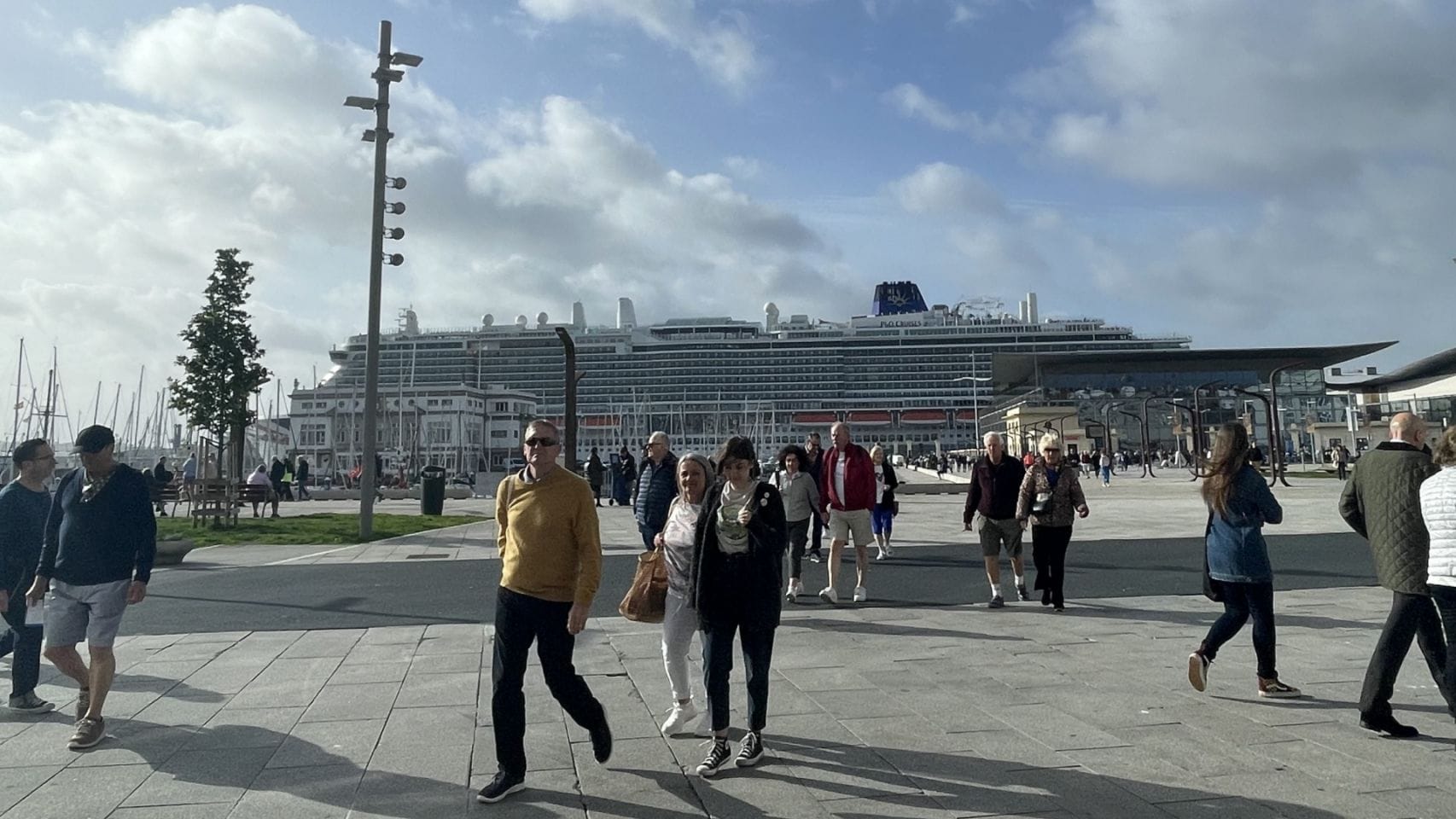 Turistas en A Coruña