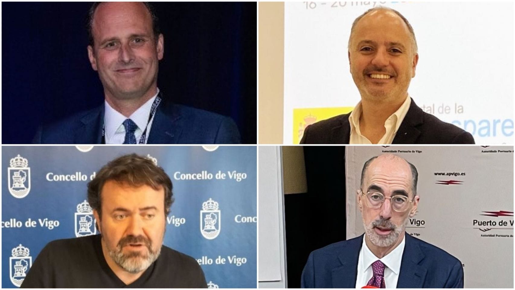 Carlos Botana, David Regades, Rubén Pérez y Jesús Vázquez Almuiña.