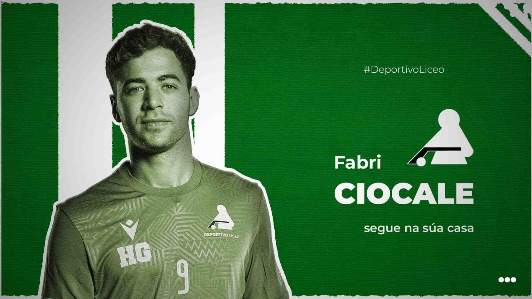 Fabri Ciocale renueva su contrato con el Deportivo Liceo.