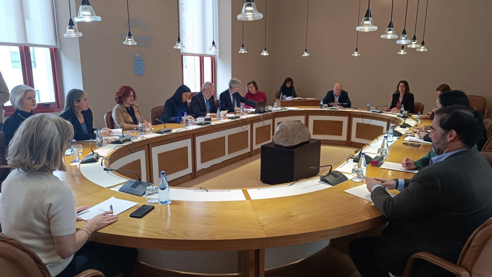 Reunión de la Xunta de Portavoces de la Cámara gallega