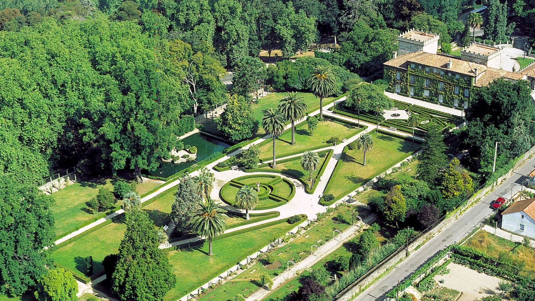Jardines del Pazo Quiñones de León.