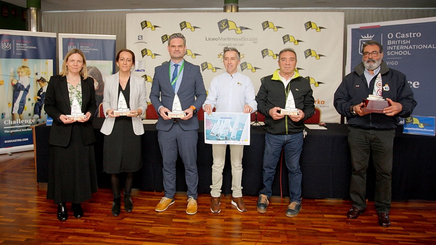 Presentación de la  VIII Regata ILCA Open&Master Galicia – O Castro British International School – II Trofeo Juan Pazó.