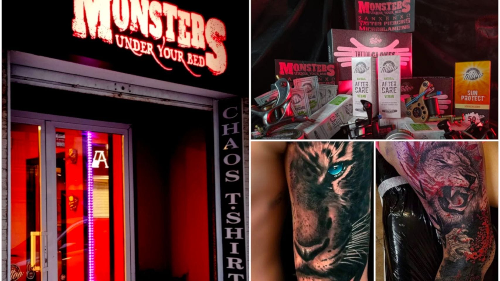 Monsters Under Your Bed, estudio de tatuajes en Sanxenxo. 