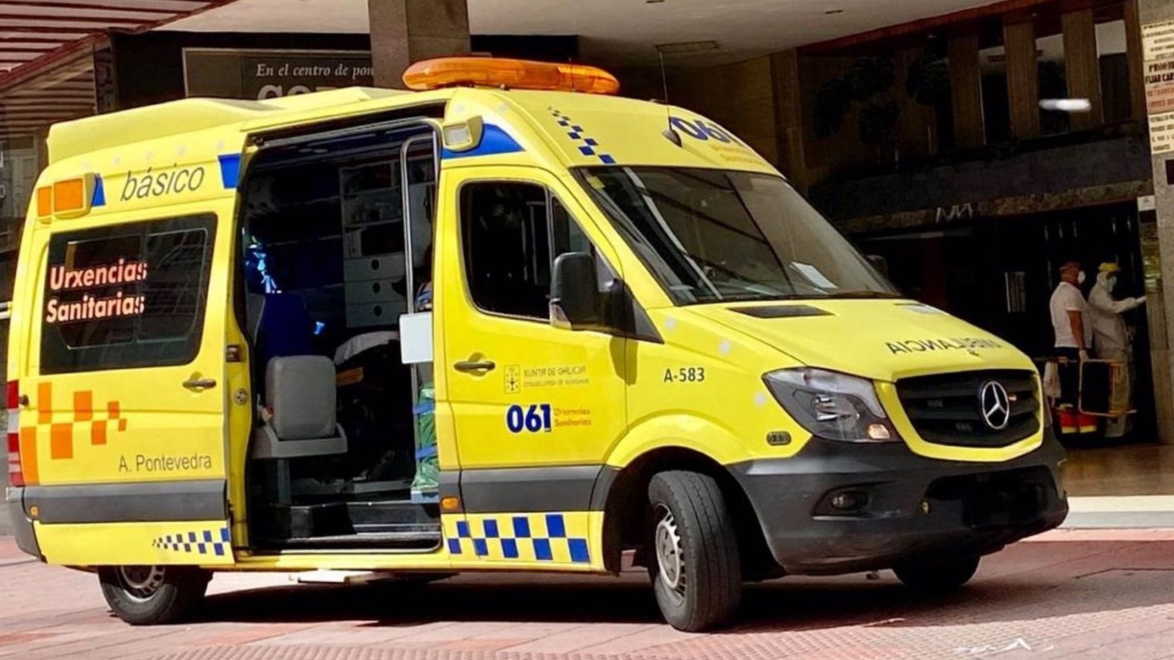 Ambulancia del 061 en una imagen de archivo.