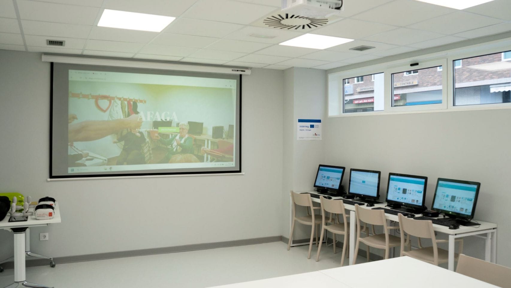 Instalaciones del Centro de Innovación Afaga Alzheimer CIAG, en Vigo.