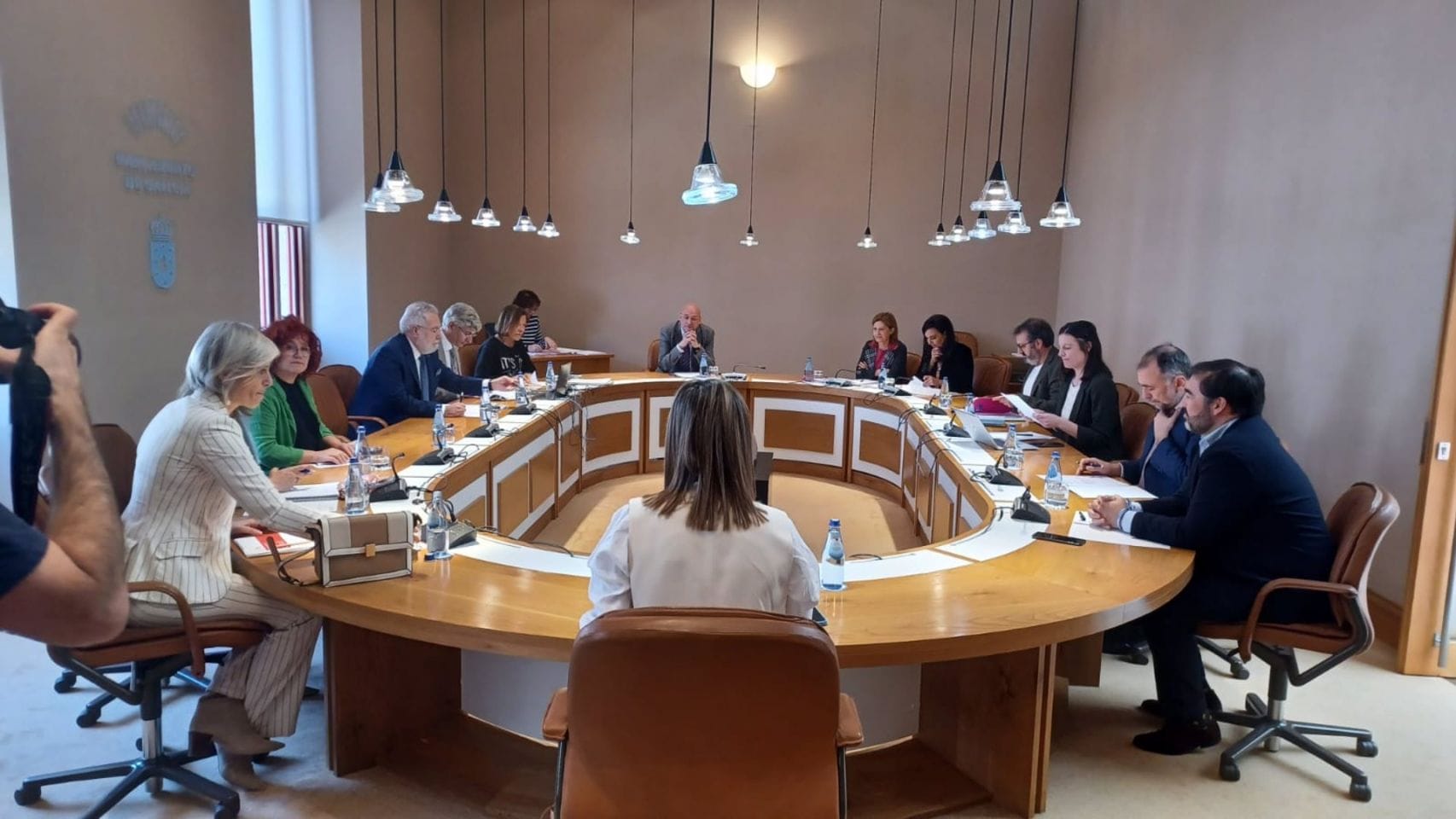 Reunión de la Xunta de Portavoces del Parlamento de Galicia