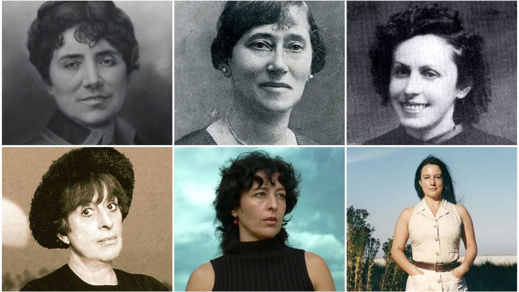 Mujeres homenajeadas en el Día das Letras Galegas.