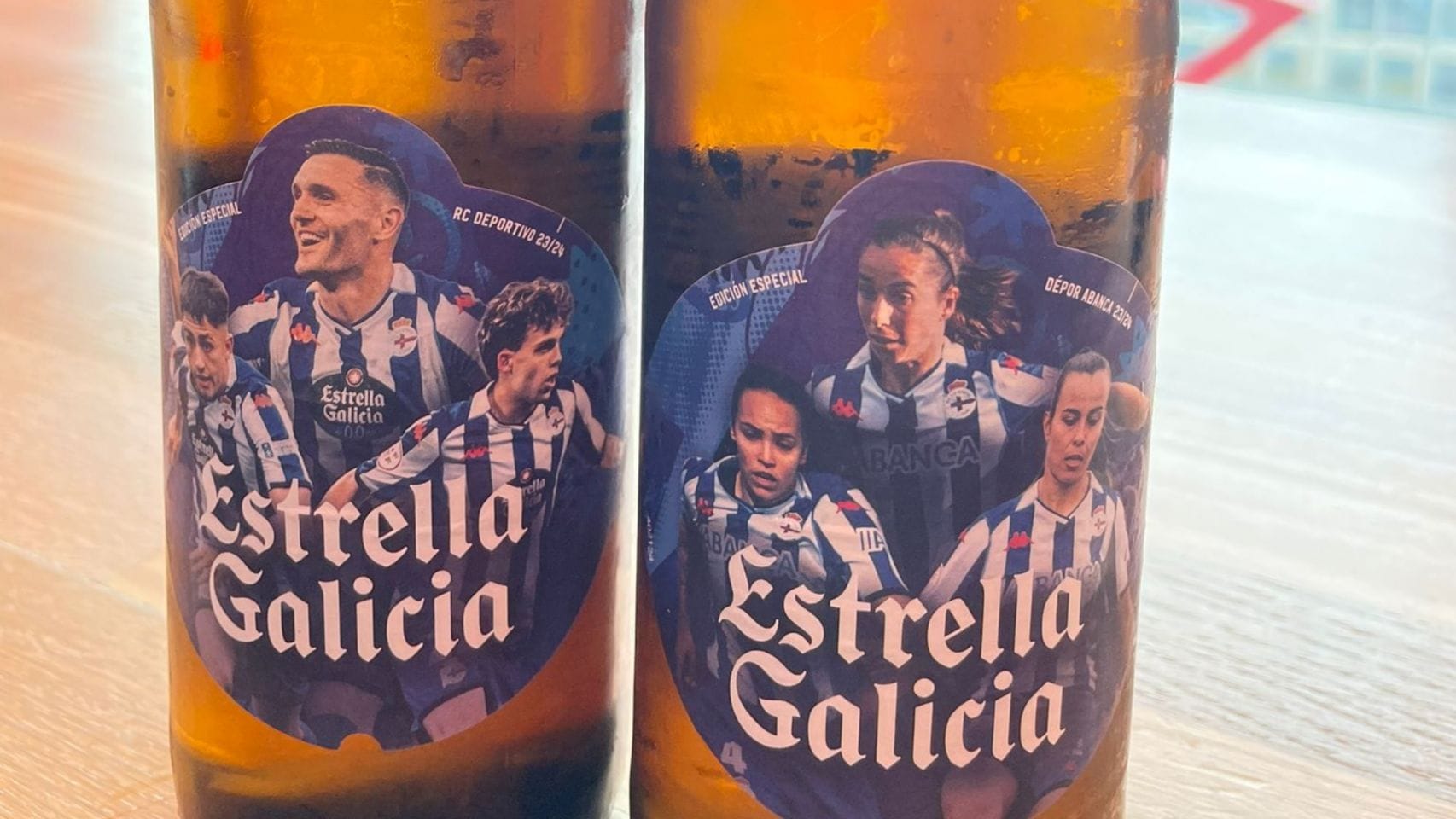 Edición especial de Estrella Galicia por el doble ascenso.