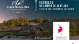 Evento "Estrellas solidarias en el Camino de Santiago" en Negreira