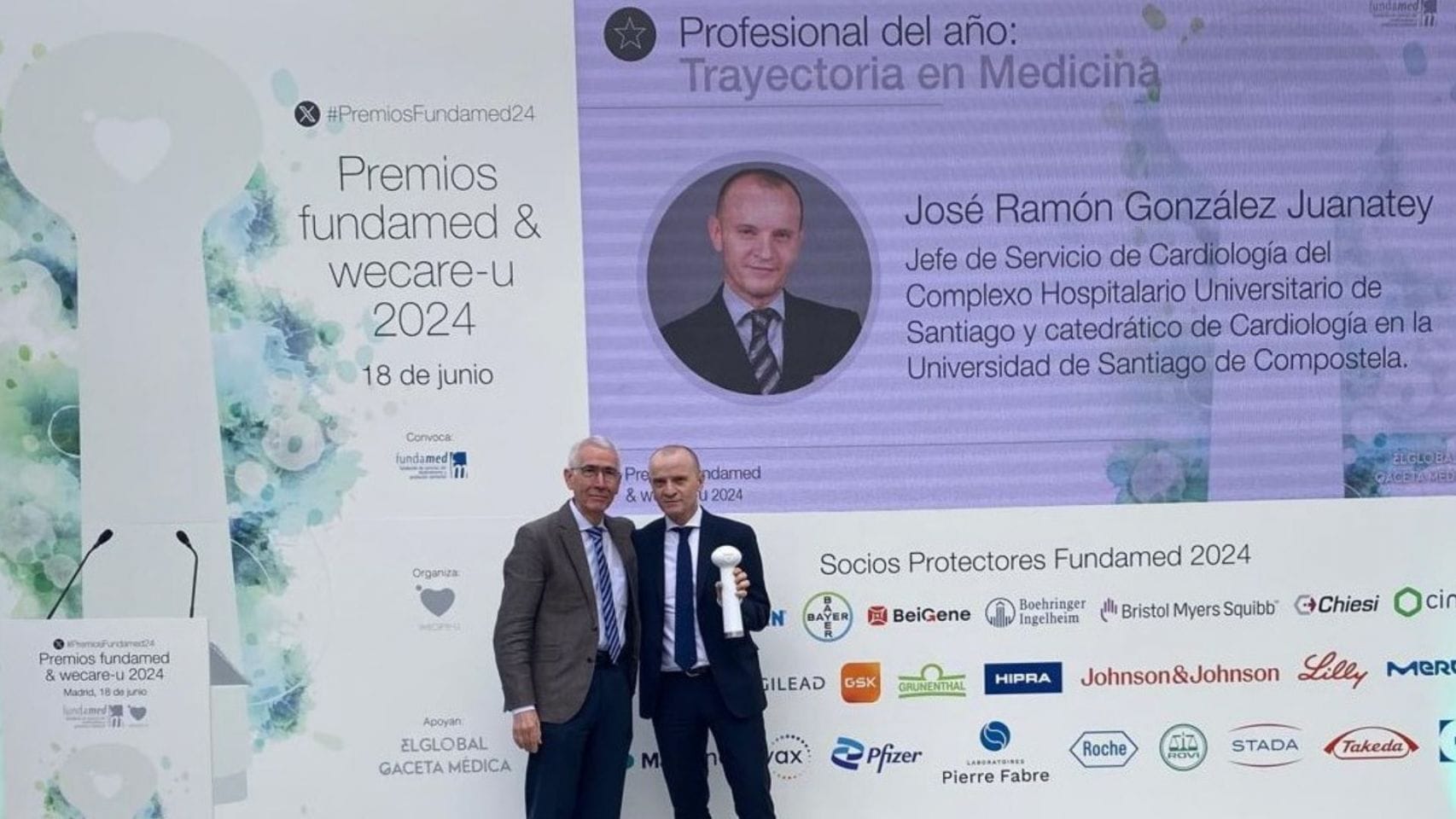 El jefe de Cardiología del CHUS, José Ramón González Juanatey, premiado ...