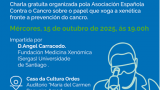 Charla 'Xenética para previr o cancro. Proxecto Xenoma Galicia' en Ordes