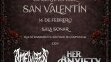 Concierto especial de San Valentín - The Goat, Her Anxiety, Amenaza en Santiago de Compostela