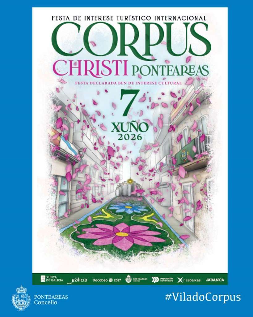 Corpus Christi 2026 en Ponteareas: Programa, cartel y agenda completa
