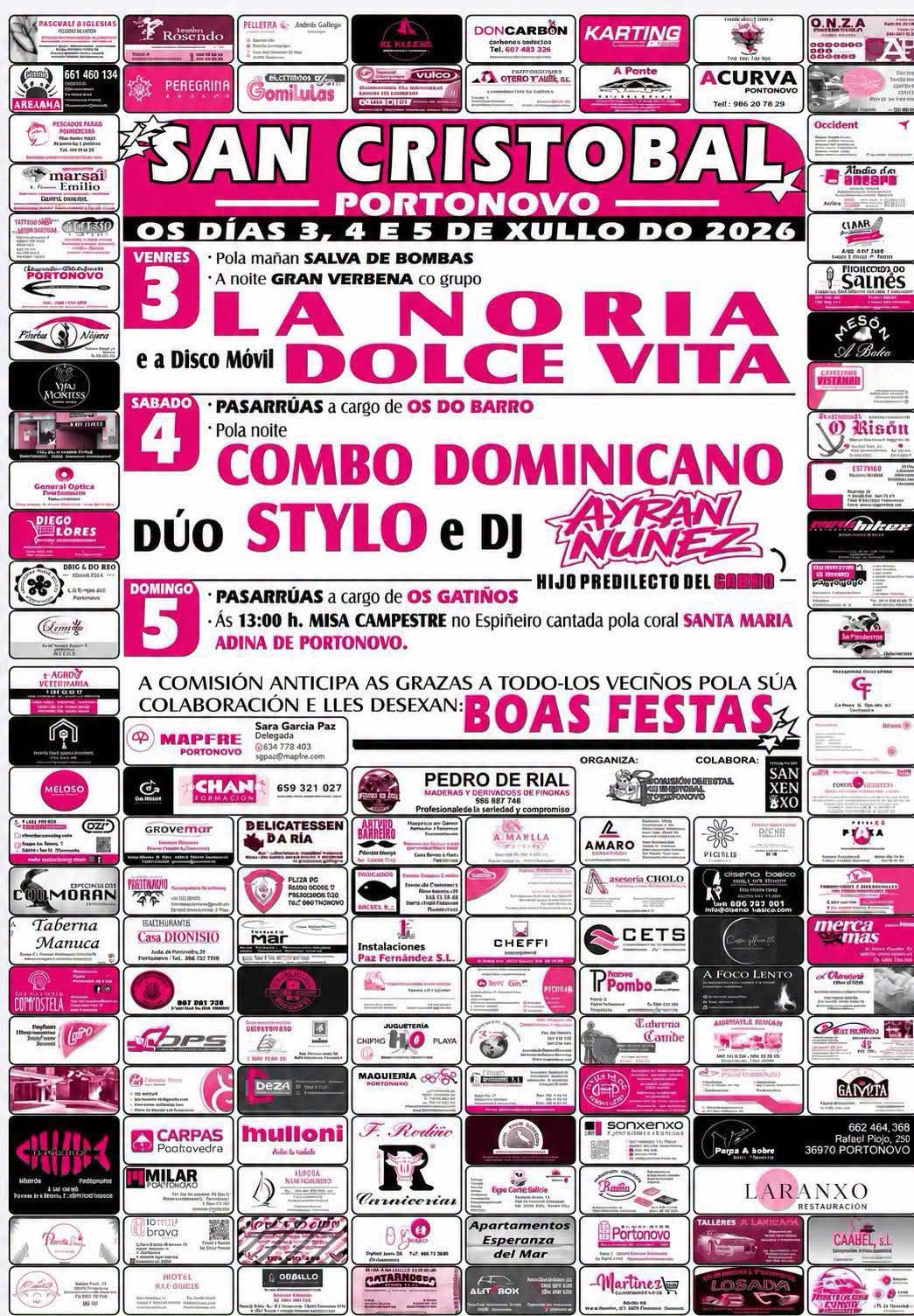 fiestas-de-san-crist-bal-de-portonovo-2026-en-sanxenxo-programa