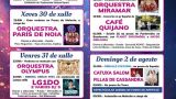 Fiestas de verano de Ribeira 2026: Programa, cartel y agenda completa