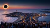 Eclipse de sol en A Coruña ciudad: Cuándo empieza, cuánto dura y ¿se ocultará el 100%?