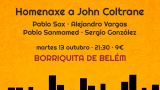 Homenaje a John Coltrane - Ciclo Agustito 2026 en Santiago de Compostela